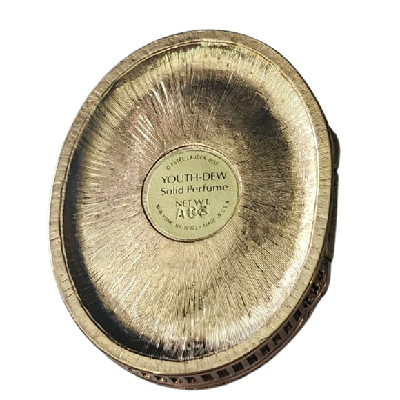 Vtg Estee Lauder Youth Dew Cameo Perfume Solid - Picture 4 of 5